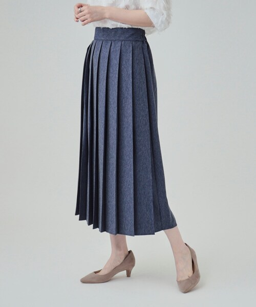 Admiral プリーツスカート セール】クラシカルな雰囲気漂う プリーツAラインスカート（スカート