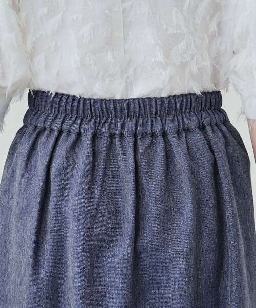 DRESKIP（ドレスキップ）の「◆クラシカルな雰囲気漂う プリーツAラインスカート（スカート・レディース・ブラック/ブルー系その他/ベージュ・02/03/04）」の20枚目の写真