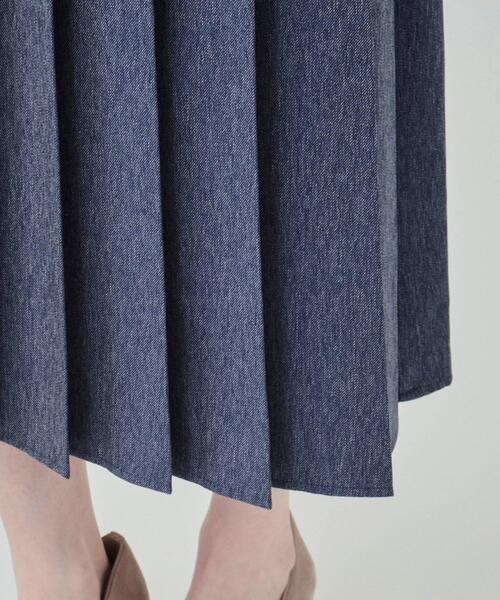 DRESKIP（ドレスキップ）の「◆クラシカルな雰囲気漂う プリーツAラインスカート（スカート・レディース・ブラック/ブルー系その他/ベージュ・02/03/04）」の21枚目の写真