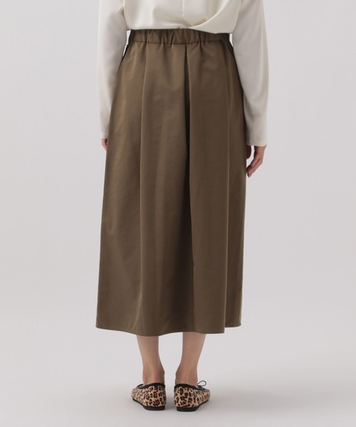 Elura（エルーラ）の「＜低身長サイズあり＞タックフレアスカート/144542（スカート・レディース・ネイビー/ダークブラウン・FREE）」の15枚目の写真