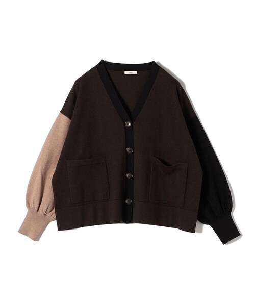 SHIPS（シップス）の「【WEB限定】〈手洗い可能〉配色 ポケット カーディガン（カーディガン/ボレロ・レディース・オフホワイト/ライトグレー/キャメル/ネイビー/ブラウン・ONE SIZE）」の13枚目の写真