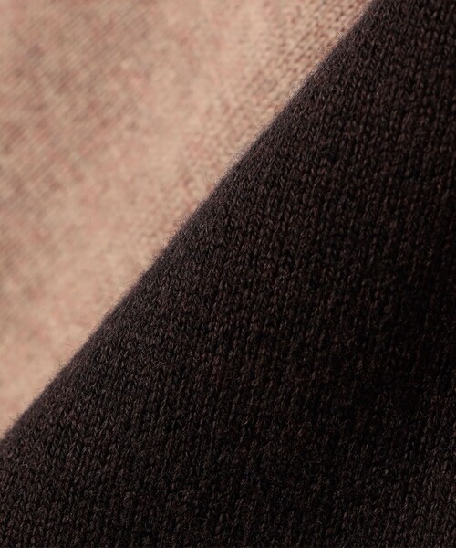 SHIPS（シップス）の「【WEB限定】〈手洗い可能〉配色 ポケット カーディガン（カーディガン/ボレロ・レディース・オフホワイト/ライトグレー/キャメル/ネイビー/ブラウン・ONE SIZE）」の12枚目の写真