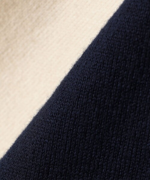 SHIPS（シップス）の「【WEB限定】〈手洗い可能〉配色 ポケット カーディガン（カーディガン/ボレロ・レディース・オフホワイト/ライトグレー/キャメル/ネイビー/ブラウン・ONE SIZE）」の10枚目の写真