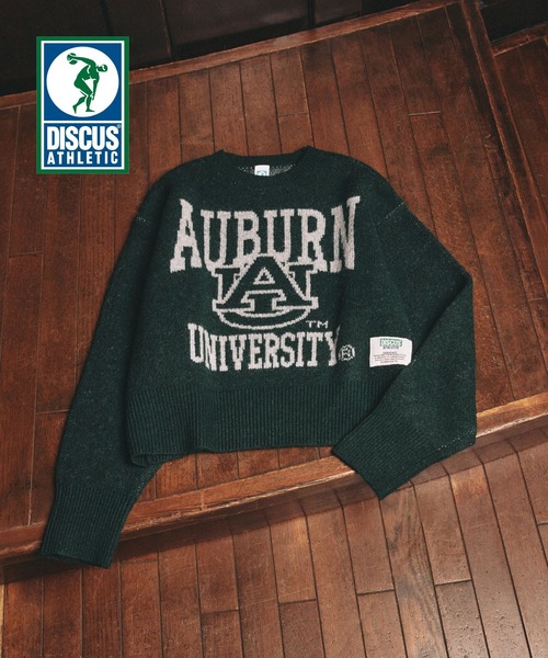 FOREVER 21（フォーエバー トゥエンティーワン）の「【2024FW】DISCUSカレッジニット（ニット/セーター・レディース・ブラック/ネイビー/イエロー/グリーン/オフホワイト/グレー/ナチュラル/ブルー・FREE）」の5枚目の写真