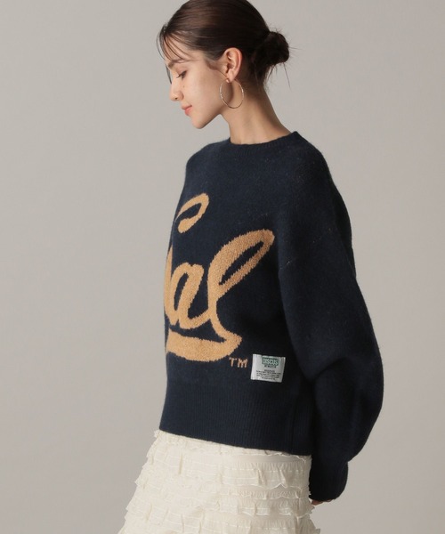 FOREVER 21（フォーエバー トゥエンティーワン）の「【2024FW】DISCUSカレッジニット（ニット/セーター・レディース・ブラック/ネイビー/イエロー/グリーン/オフホワイト/グレー/ナチュラル/ブルー・FREE）」の11枚目の写真