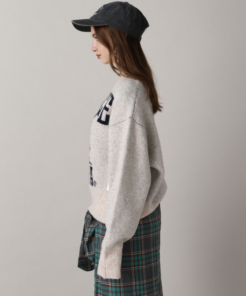 FOREVER 21（フォーエバー トゥエンティーワン）の「【2024FW】DISCUSカレッジニット（ニット/セーター・レディース・ブラック/ネイビー/イエロー/グリーン/オフホワイト/グレー/ナチュラル/ブルー・FREE）」の17枚目の写真