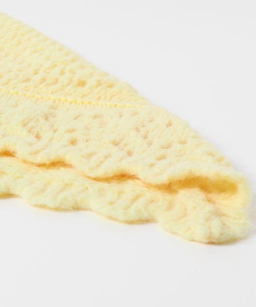 URBAN RESEARCH Sonny Label（アーバンリサーチサニーレーベル）の「クロシェライクニットストール（マフラー・レディース・イエロー/オフホワイト/グレー/ブルー・ONE）」の21枚目の写真