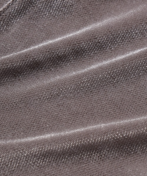 mintdesigns(ミントデザインズ)の「VELOUR MESH TOP / ベロアメッシュトップ(Tシャツ/カットソー・レディース・チャコール/オフホワイト/ブルー・2)」の20枚目の写真
