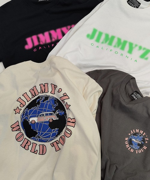JIMMY'Z / ジミーズ 】 World Tour L/S TEE/ロンT（Tシャツ/カットソー