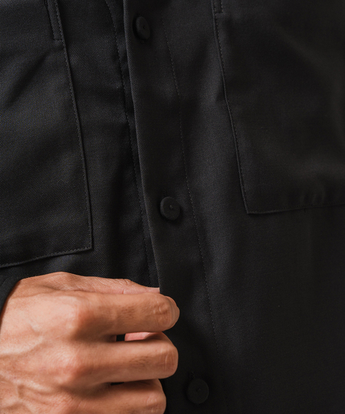 EDIFICE（エディフィス）の「ウォッシャブル ツイル CPO シャツ（シャツ/ブラウス・メンズ・グレー/ネイビー/グリーン/ブラウン/ブラック・LARGE/MEDIUM）」の14枚目の写真