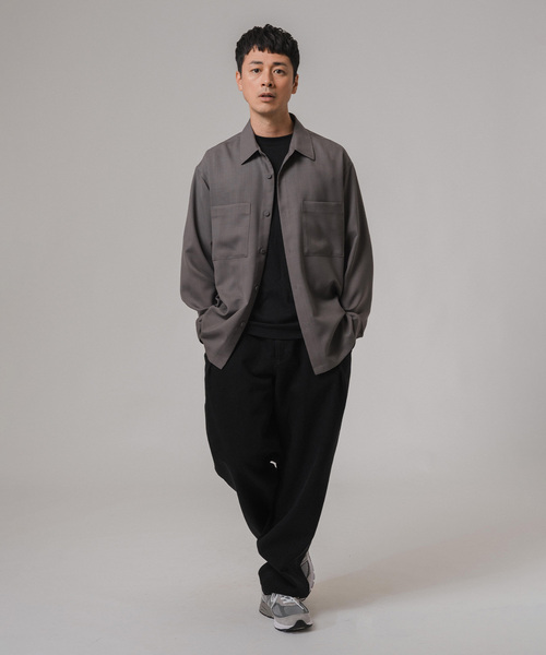 EDIFICE（エディフィス）の「ウォッシャブル ツイル CPO シャツ（シャツ/ブラウス・メンズ・グレー/ネイビー/グリーン/ブラウン/ブラック・LARGE/MEDIUM）」の15枚目の写真