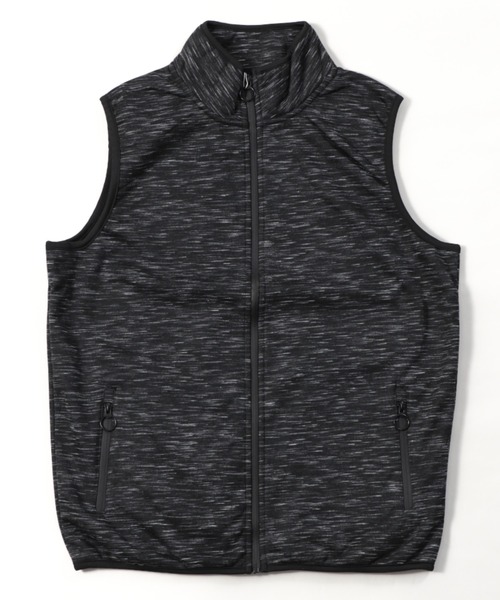 NYLAUS(ナイラス)の「防風 裏フリース スタンドカラー スウェットベスト(ベスト・メンズ・杢グレー/ネイビー/ブラック/その他・L/LL/M)」の4枚目の写真