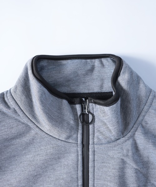 NYLAUS(ナイラス)の「防風 裏フリース スタンドカラー スウェットベスト(ベスト・メンズ・杢グレー/ネイビー/ブラック/その他・L/LL/M)」の7枚目の写真