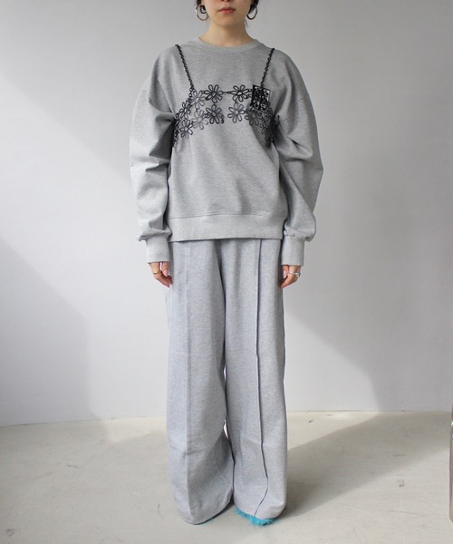 SANSeLF（サンセルフ）の「【LONSLAN】 ダブルループベルトスラックス　sanwl24a030（スラックス・レディース・グレー・FREE）」の17枚目の写真