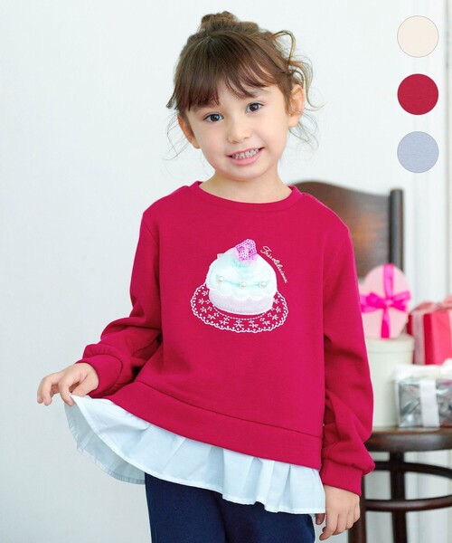 セール】裏シャギーレイヤード風トレーナー（スウェット）｜ANY