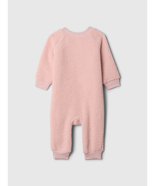GAP(ギャップ)の「GAPロゴ ボア ボディオール (ベビー)(ロンパース・キッズ・アイボリー/ピンク/ブラウン・60cm/80cm/90cm/70cm/50cm)」の5枚目の写真