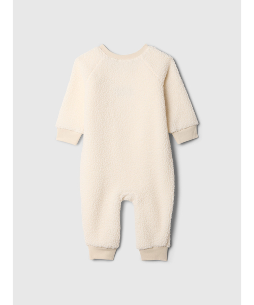 GAP(ギャップ)の「GAPロゴ ボア ボディオール (ベビー)(ロンパース・キッズ・アイボリー/ピンク/ブラウン・60cm/80cm/90cm/70cm/50cm)」の6枚目の写真