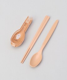 212 KITCHEN STORE（トゥワントゥキッチンストア）の「ムームーフレンズ 抗菌コンビセット＆ハーフケース ももうさ（キッチンツール）」