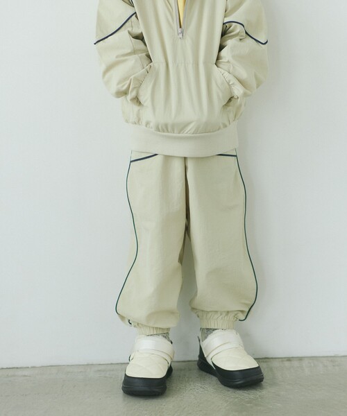 green label relaxing(グリーンレーベルリラクシング)の「TJ パイピング パンツ / キッズ 100cm-130cm(その他パンツ・キッズ・ライトブルー/ライトグレー・110cm/130cm/100cm/120cm)」の1枚目の写真