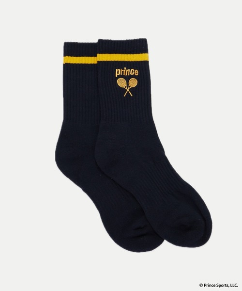 WHO'S WHO gallery（フーズフーギャラリー）の「【Prince】ソックス（ソックス/靴下・レディース・オフホワイト/ブルー・FREE）」の4枚目の写真