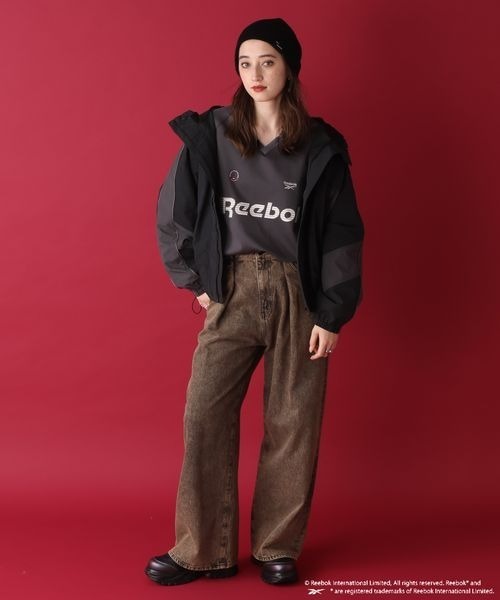 JEANASIS(ジーナシス)の「【Reebok別注】ハイショクマウンテンパーカー/209565(マウンテンパーカー・レディース・ブラック系その他/ライトグレー系/グレー系その他・FREE)」の5枚目の写真