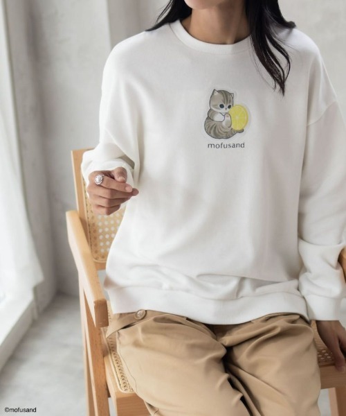 mofusand モフサンド レモンプリントトレーナー（スウェット）｜Mac