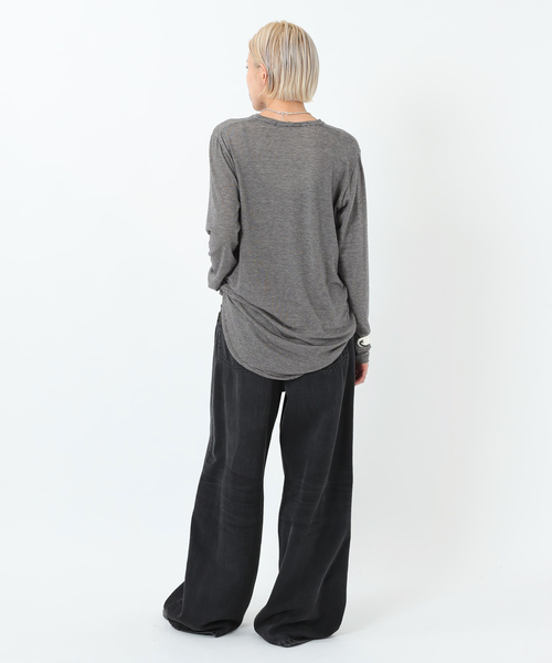 追加ナッピングロングスリーブTシャツ（Tシャツ/カットソー