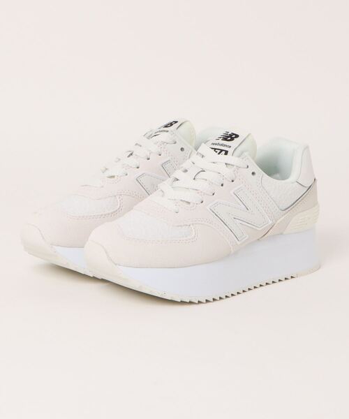 NEW BALANCE(ニューバランス)の「【New Balance】WL574Z(スニーカー・レディース・ホワイト・23cm/23.5cm/24.5cm/25cm/22.5cm/24cm)」の1枚目の写真