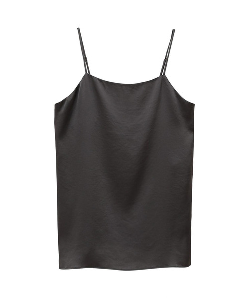 1er Arrondissement（プルミエアロンディスモン）の「【新型】サテンキャミソール（シャツ/ブラウス・レディース・ベージュ系その他/ブラック系その他3/グレー系その他5・FREE）」の2枚目の写真