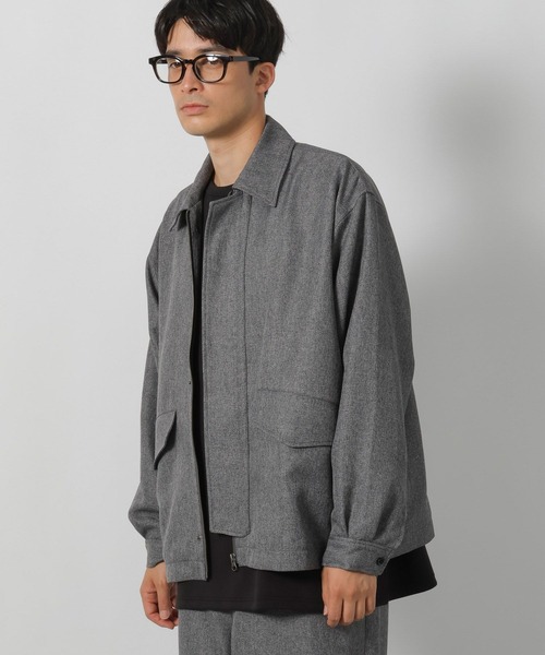 LAKOLE（ラコレ）の「ツイードライクステンブルゾン / 151300（ブルゾン・メンズ・ブラウン/グレー/ブラック・MEDIUM/LARGE）」の3枚目の写真