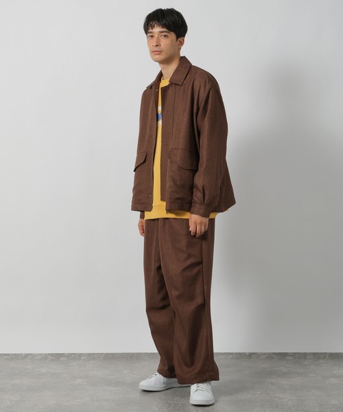 LAKOLE（ラコレ）の「ツイードライクステンブルゾン / 151300（ブルゾン・メンズ・ブラウン/グレー/ブラック・MEDIUM/LARGE）」の10枚目の写真