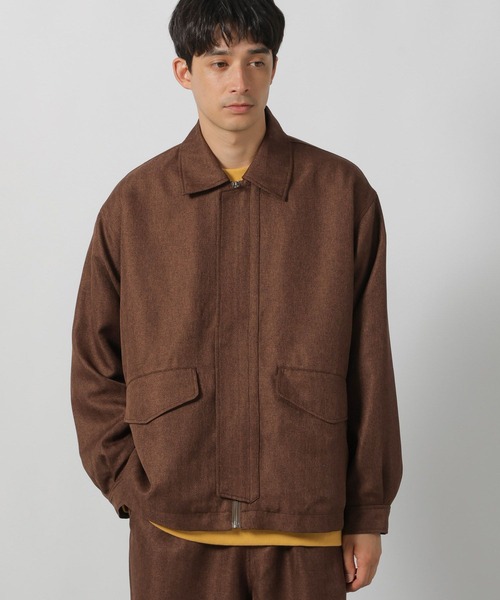 LAKOLE（ラコレ）の「ツイードライクステンブルゾン / 151300（ブルゾン・メンズ・ブラウン/グレー/ブラック・MEDIUM/LARGE）」の11枚目の写真