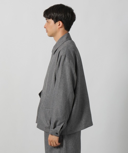 LAKOLE（ラコレ）の「ツイードライクステンブルゾン / 151300（ブルゾン・メンズ・ブラウン/グレー/ブラック・MEDIUM/LARGE）」の13枚目の写真