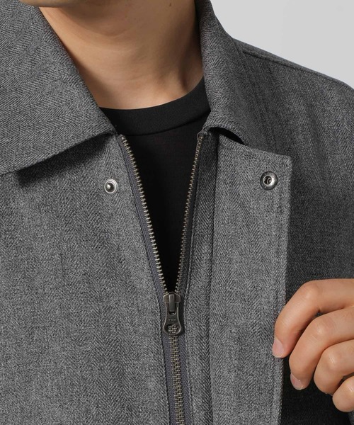 LAKOLE（ラコレ）の「ツイードライクステンブルゾン / 151300（ブルゾン・メンズ・ブラウン/グレー/ブラック・MEDIUM/LARGE）」の16枚目の写真
