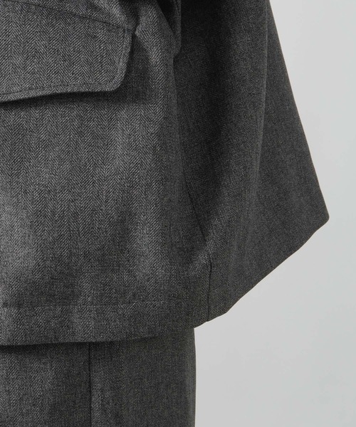 LAKOLE（ラコレ）の「ツイードライクステンブルゾン / 151300（ブルゾン・メンズ・ブラウン/グレー/ブラック・MEDIUM/LARGE）」の19枚目の写真