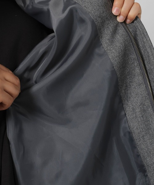 LAKOLE（ラコレ）の「ツイードライクステンブルゾン / 151300（ブルゾン・メンズ・ブラウン/グレー/ブラック・MEDIUM/LARGE）」の21枚目の写真