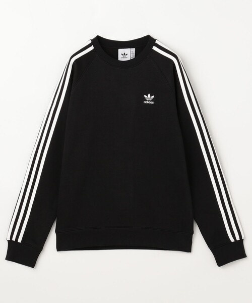 FREAK'S STORE(フリークスストア)の「限定展開 adidas/アディダス アディカラー クラシックス スリーストライプス クルーネック(スウェット・メンズ・ネイビー/ブラック・MEDIUM/LARGE/X-LARGE/XX-LARGE)」の1枚目の写真