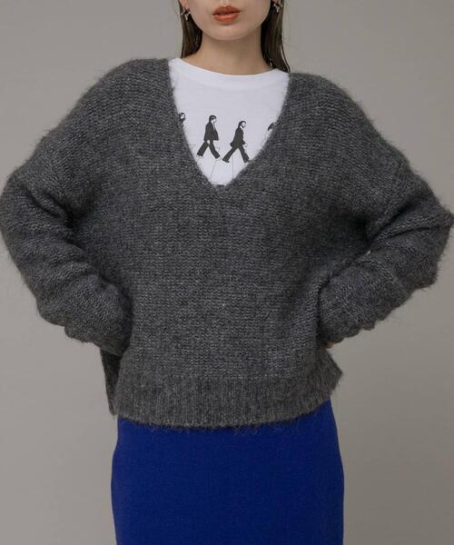 【セール】ディープVネックプルオーバー（ニット/セーター）｜URBAN RESEARCH Sonny Label（アーバンリサーチサニーレーベル）