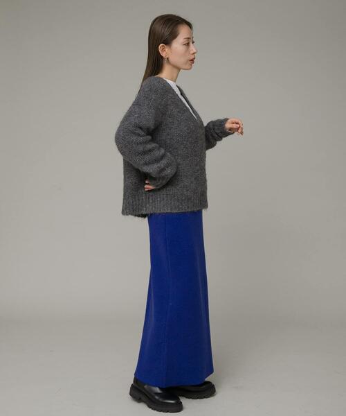 URBAN RESEARCH Sonny Label（アーバンリサーチサニーレーベル）の「ディープVネックプルオーバー（ニット/セーター・レディース・ラベンダー/グレー/ブラウン・FREE）」の9枚目の写真