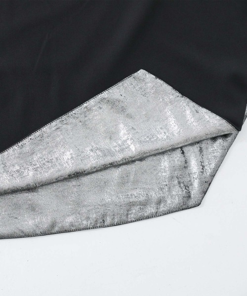 kOhAKU（コハク）の「『箔切替アシメフレアスカート』（スカート・レディース・ブラック・1/2）」の19枚目の写真