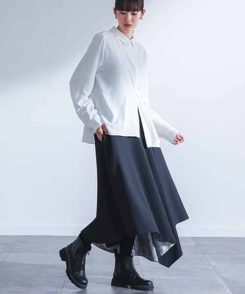 箔切替アシメフレアスカート』（スカート）｜kOhAKU（コハク）の