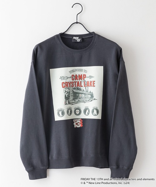 【Friday the 13th/13日の金曜日】オリジナルデザイン 裏起毛クルーネックスウェット JASON ジェイソン(スウェット)|JEANS MATE(ジーンズメイト) 【Friday the 13th/13日の金曜日】オリジナルデザイン 裏起毛クルーネックスウェット JASON ジェイソン(スウェット)|JEANS MATE(ジーンズメイト)