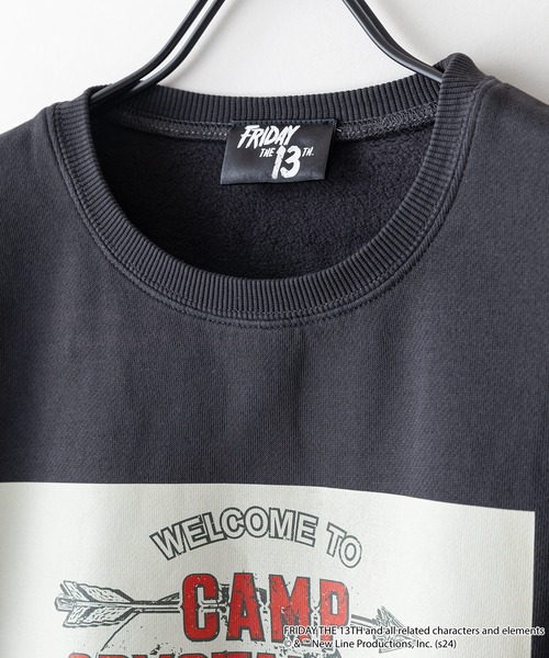 【Friday the 13th/13日の金曜日】オリジナルデザイン 裏起毛クルーネックスウェット JASON ジェイソン(スウェット)|JEANS MATE(ジーンズメイト) 【Friday the 13th/13日の金曜日】オリジナルデザイン 裏起毛クルーネックスウェット JASON ジェイソン(スウェット)|JEANS MATE(ジーンズメイト)