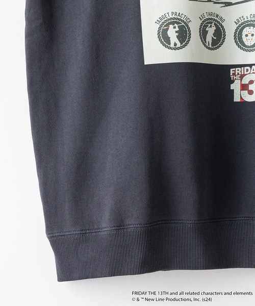 【Friday the 13th/13日の金曜日】オリジナルデザイン 裏起毛クルーネックスウェット JASON ジェイソン(スウェット)|JEANS MATE(ジーンズメイト) 【Friday the 13th/13日の金曜日】オリジナルデザイン 裏起毛クルーネックスウェット JASON ジェイソン(スウェット)|JEANS MATE(ジーンズメイト)