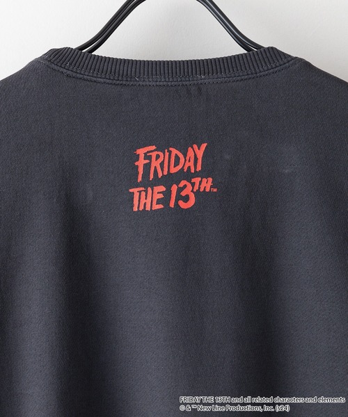 【Friday the 13th/13日の金曜日】オリジナルデザイン 裏起毛クルーネックスウェット JASON ジェイソン(スウェット)|JEANS MATE(ジーンズメイト) 【Friday the 13th/13日の金曜日】オリジナルデザイン 裏起毛クルーネックスウェット JASON ジェイソン(スウェット)|JEANS MATE(ジーンズメイト)