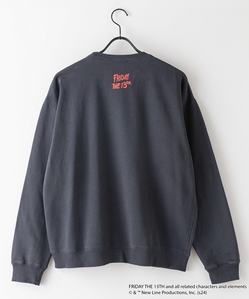 【Friday the 13th/13日の金曜日】オリジナルデザイン 裏起毛クルーネックスウェット JASON ジェイソン(スウェット)|JEANS MATE(ジーンズメイト) 【Friday the 13th/13日の金曜日】オリジナルデザイン 裏起毛クルーネックスウェット JASON ジェイソン(スウェット)|JEANS MATE(ジーンズメイト)
