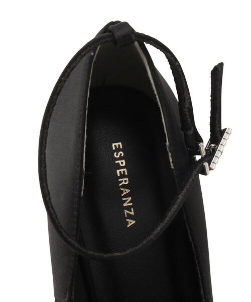 ESPERANZA(エスペランサ)の「4WAYファー厚底グリッターパンプス(パンプス・レディース・グレー系2/ブラック系2/ピンク系7・23.5cm/24.0cm/22.0cm/22.5cm/23.0cm/24.5cm)」の17枚目の写真