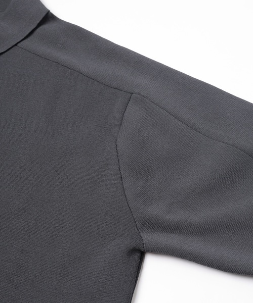 Dulcamara（ドゥルカマラ）の「プレーンニットSスリーブシャツ（シャツ/ブラウス・メンズ・オリーブ/ベージュ/チャコールグレー・0/1）」の18枚目の写真