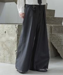 【Spielio】vintage like wide flare pants/ヴィンテージライクワイドフレア合皮パンツ