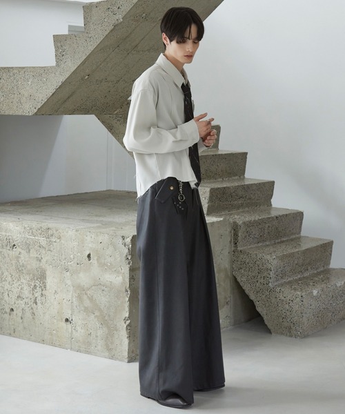 【Spielio】ヴィンテージライク合皮ブルゾン Spielio（シュピーリオ）の「【Spielio】vintage like blouson